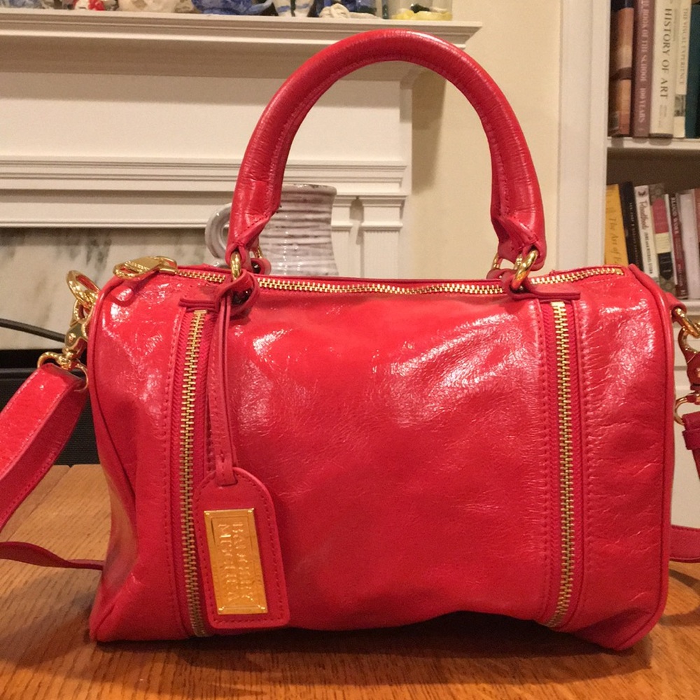 Badgley Mischka Red Purse LIKE NEW